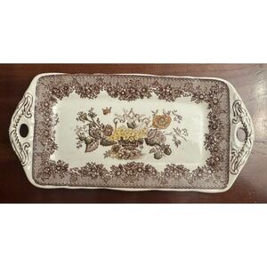 Vintage Ascot by Mason's Ironstone Rectangular Sandwich Tray